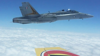 These Aussie Hornets Pull Away From This Prop Plane Like It Was Sitting Still
